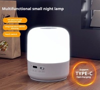 Lampe de table LED rechargeable portable Mini lampe de chevet tactile sans fil de mieux dort pour la chambre et le camping Cadeaux pour enfants