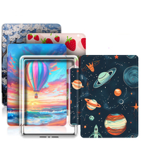 Untuk Kindle Paperwhite Generasi ke-12 dan ke-11, Sarung Pelindung dengan Pola Kustom, Akrilik Transparan, Kulit PU, untuk Kindle KPW 6 5.