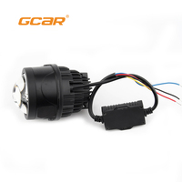 GCAR Offre Spéciale feu avant de voiture M628S Double Laser Bi LED Phares antibrouillard 6000K + 3000K 65W Waterproof Fog Lamp for Car Light Retrofit