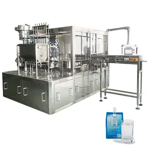 Yijianuo Machines Hot Nouvelle machine de conditionnement de scellage de poche à bec rotatif entièrement automatique pour les produits liquides de lait laitier