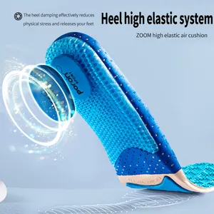 シリコンソフト弾性エアクッションランニングインソール整形外科用衝撃吸収通気性アーチサポート靴パッドスポーツインソール