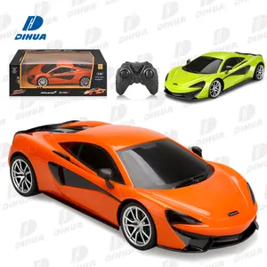 PNC Toys 1/16 Radio 2.4G Official Licensed McLaren 570S Remote Control Car Kids High Speed Brand RC Vehicle Model Hobby -12 KM