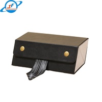 Boîte de rangement pliable pour lunettes à 5 emplacements, en carton rigide, organiseur de lunettes de soleil, étui de voyage portable pour plusieurs paires de lunettes