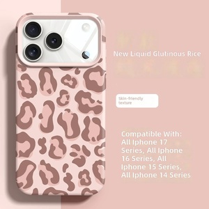 Custodia Morbida Anti-Caduta con Fantasia Leopardata Nera Dolce <span class=keywords><strong>e</strong></span> Cool per <span class=keywords><strong>iPhone</strong></span> 17 Air 16 15 14 13 Plus 12 <span class=keywords><strong>11</strong></span> <span class=keywords><strong>Pro</strong></span> <span class=keywords><strong>Max</strong></span> - Product Image 1