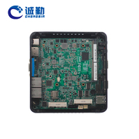 Mini PC sans ventilateur double LAN Celeron J4125 N5100 J6412 2*Com 2*USB X86 Linux Ubuntu Thin Client industriel pour KIOSK