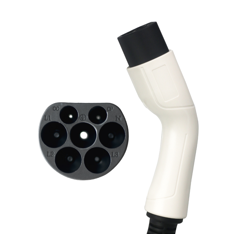 Кабель зарядки Ev J1772 Type1 на 62196 Type2 с двойным разъемом Ev Connector