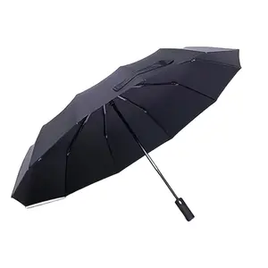 Individuelles Logo Luxus Neuheit Geschäftsgeschenk automatischer Sonnenschirm Groß 8 Snd 16 Rahmen Regenschirm Auto faltbare UV-Regenschirme für draußen