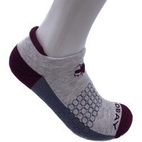 Chaussettes de course pour homme Bioserica Era, chaussettes de sport, chaussettes basses rembourrées, respirantes, en coton, chaussettes de sport courtes