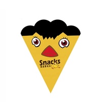 Cône en papier jetable, emballage alimentaire, frites, cône en papier