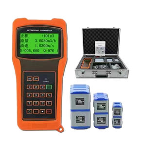 水と液体のためのオレンジのハンドヘルド超音波流量計オイルと流体媒体のためのカスタマイズ可能なOEMサポート - Product Image 6