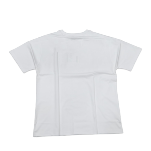 Men's Oversized O-Neck Short Sleeve T-Shirt Solid Color Cotton Casual Jersey Fit Regular Length Black <b>White</b> - Product Image 5