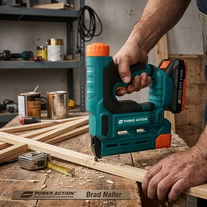 Chiodatrice/Graffatrice <span class=keywords><strong>a</strong></span> Batteria 2-in-1 CN20 21V, 15-32mm, Anti-inceppamento, per Lavorazione del Legno e Decorazione Mobili, Kit Utensili Professionali - Product Image 1