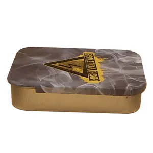 2021 Professional Factory Made Hot Selling Beautiful Favor Metal Box,Mini Rectangular Slide Cover Mini Iron Box Tin