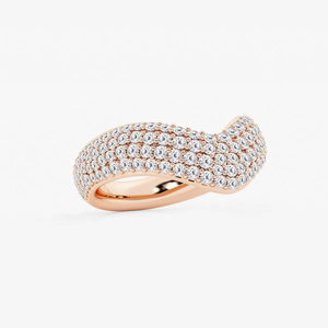 Elegant Round Lab Created Diamond Fashion <b>Ring</b> 1.50 Carat 14K 18K Solid Gold <b>Statement</b> <b>Ring</b> for Women - Product Image 1