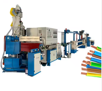 Machine d'extrusion de câble de fil électrique nouvelle/utilisée 70/90MM PVC/PE pour faire l'isolation de gaine extérieure de gaine de câble de réseau
