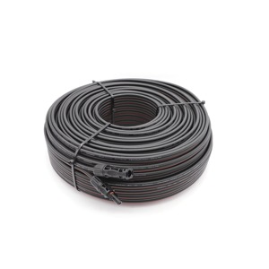 Cable solar XLPO de doble núcleo de 4mm2 IEC131 DC 1,5 KV Estaciones de energía fotovoltaica resistentes al calor a prueba de polvo Cobre estañado sin oxígeno - Product Image 3