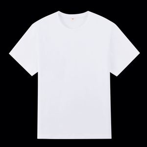 White Unisex 180gsm Tshirts Men Blank Round Neck Custom Logo 100% Heavy Premium Organic Cotton T <b>Shirts</b> Wholesale - Product Image 1