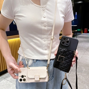 กระเป๋าเงินหนังแฟชั่นสุดหรูสำหรับผู้หญิงเคสโทรศัพท์แบบคาดลำตัวมีสายคล้องคอสำหรับ VIVO Y78 Y16 Y38 Y04 Y22S V27e V25 V27 V40ฝาครอบ V50 - Product Image 2