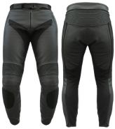 กางเกงมอเตอร์ไซด์สำหรับผู้ชายกางเกงหนังโพลีเอสเตอร์ย้อมสีล้วนสำหรับผู้ใหญ่ - Product Image 2