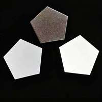Panneau de diffusion de lumière blanc laiteux en PC ignifuge à surface sablée givrée pour application de diffusion de lumière LED