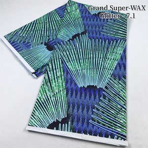 Tissu africain imprimé <span class=keywords><strong>en</strong></span> coton, textile Ankara, véritable <span class=keywords><strong>pagne</strong></span> wax, <span class=keywords><strong>robe</strong></span> pour <span class=keywords><strong>femme</strong></span> pour mariage et fête - Product Image 5