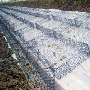 Chứng nhận CE 100x80x30cm Giá tốt nhất Vật liệu mạ kẽm nhúng nóng và Gabion lục giác phủ PVC - Product Image 5