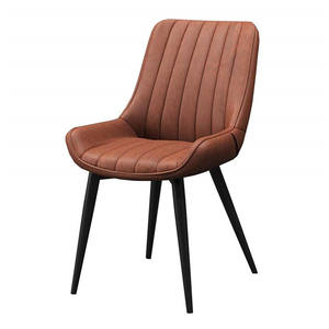Luxury Modern Design Restaurant Upholstered Hotel High Back PU <b>Leather</b> <b>Dining</b> <b>Chairs</b> - Product Image 3