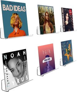 Chất lượng cao hiện đại Acrylic Vinyl kỷ lục Kệ tường gắn Album chủ <span class=keywords><strong>plexiglass</strong></span> nổi cuốn sách hiển thị nhà bán buôn có sẵn - Product Image 1