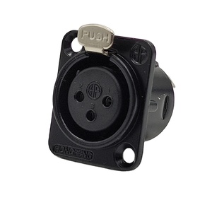 <span class=keywords><strong>Mini</strong></span> prise XLR 3 broches mâle/femelle noire à <span class=keywords><strong>souder</strong></span>, prise XLR femelle 3 broches à monter sur panneau, prise XLR mâle, connecteur audio 3 voies - Product Image 5