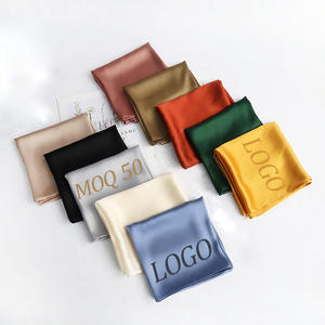 Hijab Segi Empat Polos Pewarna Khusus untuk Wanita, Ukuran 70x70 cm, Berbagai Warna Polos, Bahan Satin Sutra dan Poliester - Product Image 1