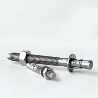 Ancrage de cale de résistance en acier inoxydable SS304 SS316 de haute qualité pour le béton