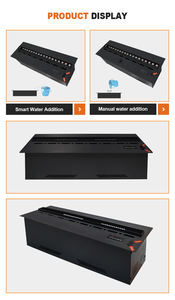 HY moderne 3d électrique led flamme cheminée à vapeur chauffe-eau cheminée à vapeur - Product Image 4