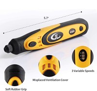 Mini-meuleuse sans fil 3,6 V, outil rotatif de bricolage avec vitesse variable et ensemble d'accessoires de meulage
