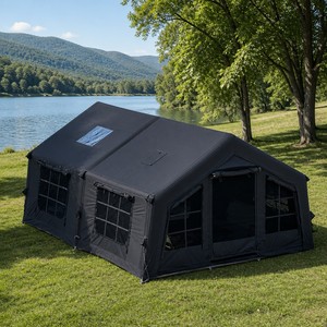Fully Automatic Inflatable Air <b>Tent</b> 5-<b>8</b> <b>Person</b> Waterproof Windproof 420D Oxford Four Season Quick Setup Portable Outdoor Camping - Product Image 4