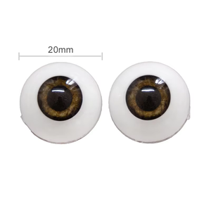 DIY Mini Reborn Doll <strong>Eyes</strong> 20mm/22mm/24mm Realistic Simulation <strong>Craft</strong> Easy Use Acrylic Half Round Educational &amp; Model Toy - Product Image 1