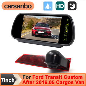 Pour <span class=keywords><strong>Ford</strong></span> Transit Custom après le 05/2016, Cargos Van HD 170 °   Caméra de recul pour feux stop avec moniteur 7 pouces en option - Product Image 1