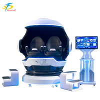 Nouveau simulateur de jeu de capsule spatiale Fun 2 sièges Solution avancée d'exploration à domicile en métal pour l'extérieur