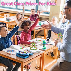 8 piezas de juguetes sensoriales de plástico de 24 eslabones para autismo, serpientes de clic, Wacky Tracks, juguetes antiestrés para niños - Product Image 6