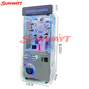 New <b>Arcade</b> Crane Game Machine Dolls Catcher Toy Ferris Wheel with Coin Acceptor Gift Machine - Product Image 4