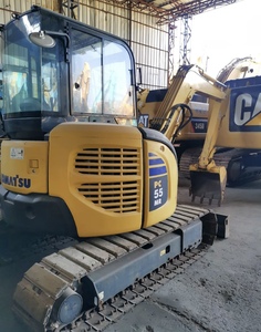 Excavadora Usada Komatsu PC55MR de 5.5 Toneladas en Perfectas Condiciones, Modelo 2021, Caja de Cambios, Bomba, Rodamientos, Cabina Confortable con Aire Acondicionado - Product Image 1