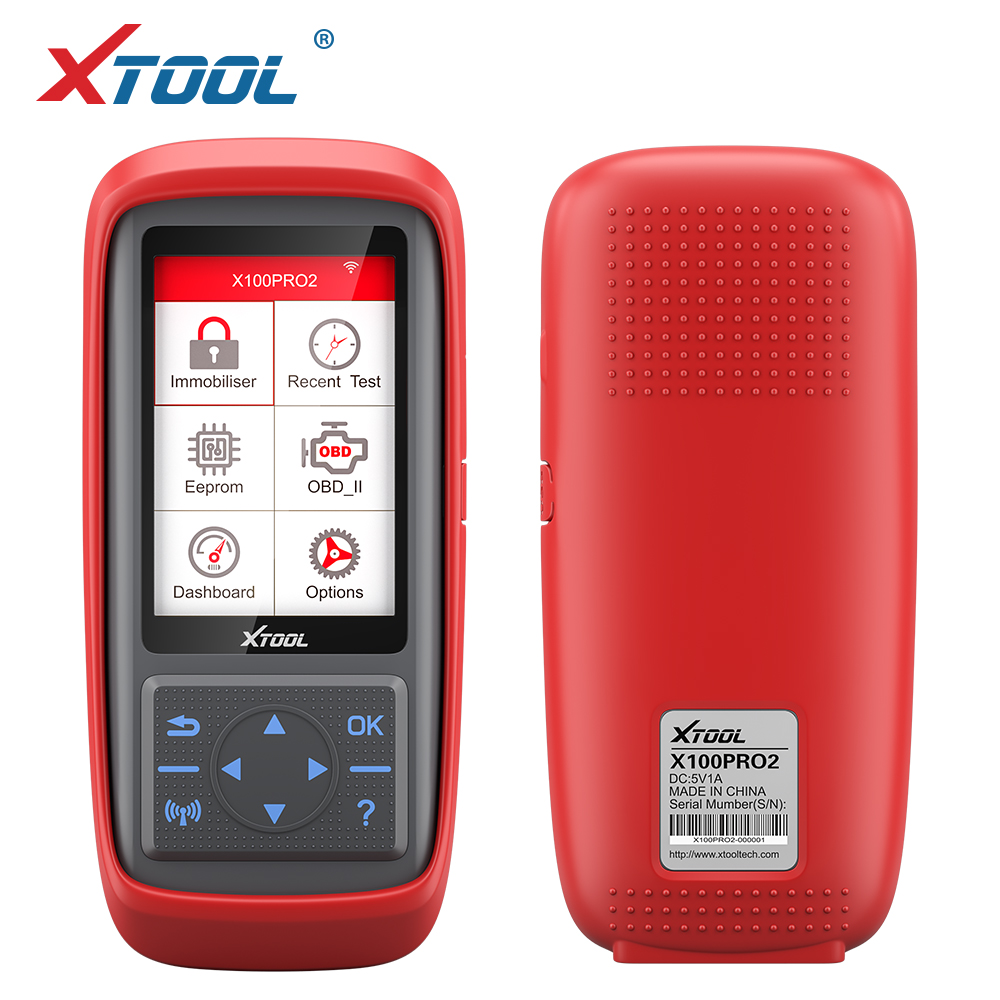 Оригинальный автоматический диагностический инструмент XTOOL X100 Pro2 OBD2, включая считыватель кодов EEPROM с бесплатным обновлением