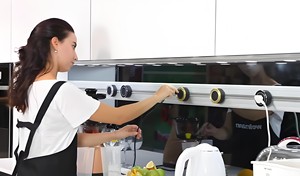 Trắng điện theo dõi ổ cắm dễ dàng cài đặt 8000W Max điện 32A Đánh giá hiện tại UK chúng tôi cắm tiêu chuẩn xoay cắm ổ cắm sạc - Product Image 5