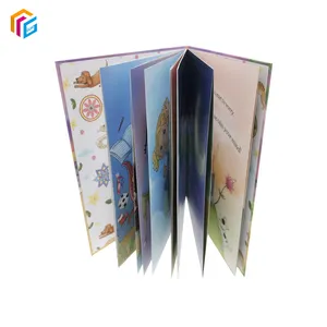 Servizi stampati professionali di fabbrica carta artistica personalizzata in lamina d'oro titolo libro per bambini con copertina rigida per bambini