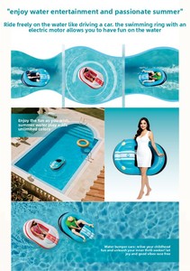 Nuovo Gommone Elettrico Gonfiabile con Motore a Propulsione agli Ioni di Litio, Galleggiante Motorizzato per Piscina/<span class=keywords><strong>Spiaggia</strong></span> in PVC - Product Image 6