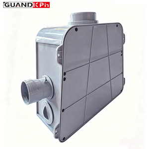 Boîte de distribution d'air en ABS blanc durable et écologique, <span class=keywords><strong>1</strong></span> entrée et 8 sorties, 100x75mm, pour système d'air frais, tuyaux en PE - Product Image 5