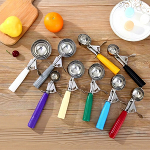 Wholesale 304 Stainless Steel Ice Cream <b>Spoon</b> Ball Digger <b>Measuring</b> Multi-Function Kitchen Tool - Product Image 1