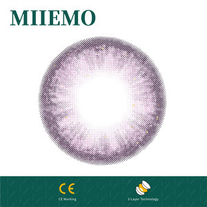 Miiemo tự nhiên 14 mm màu nâu liên hệ với Ống kính 3 tone màu liên hệ với ống kính <span class=keywords><strong>Brown</strong></span> Eye liên hệ với ống kính - Product Image 4