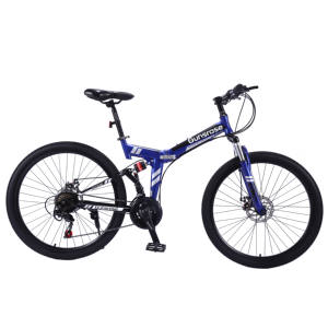 <span class=keywords><strong>Bicicleta</strong></span> de montaña plegable barata, 24, <span class=keywords><strong>26</strong></span>, 27,5, 29 pulgadas, buena calidad, fácil de llevar, aleación de 21 velocidades, Material de horquilla de acero para adultos - Product Image 6