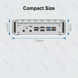 Ryzen R2314ไฟร์วอลล์มินิพีซี4 * 2.5GbE LAN M.2 DDR4 NVMe HD + DP Display ROS Soft routingai EDGE Computing termindros 4G/5g - Product Image 3