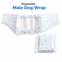 Bandes ventrales jetables super absorbantes anti-marquage et anti-fuites pour chiens mâles, personnalisables avec logo OEM, vente en gros